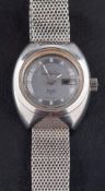 A 'Cosmostar V2' Citizen stainless steel automatic wristwatch,