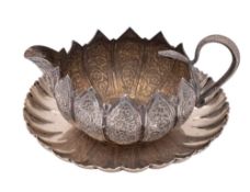 An Edward VII Irish silver dish, maker West & Son, Dublin,