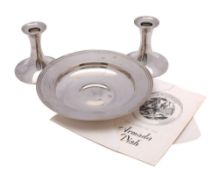 An Elizabeth II silver Armada style dish, maker Garrard & Co Ltd, London,