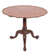 A George III mahogany supper table, circa 1775,