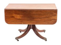 A Regency mahogany sofa table, circa 1815,