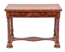 A George IV mahogany console or side table, circa 1825,