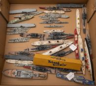 Tri-ang Minic 1/1200th scale waterline ships.