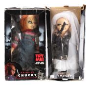 Two boxed 'Bride of Chucky' 24 inch talking figures,