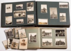 A British WWI period photograph album containing portrait,