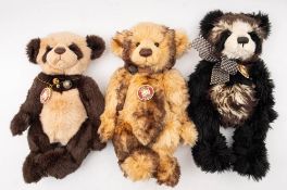 Three plush Charlie Bears after Isabelle Lee, 'Bradley',