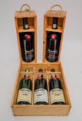 Two Magnums of Taylor's late Vintage Port 1982, owc and a cased trio of Taylor's Oporto.