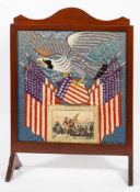 A late 19th century American George Washington needlework commemorative,