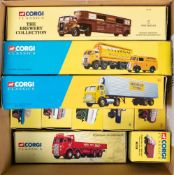 Corgi Classics. A boxed group of ten commercial vehicles, including No.