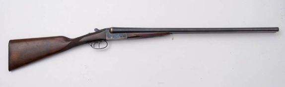 An Aya 12 bore side by side boxlock ejector shotgun: serial number 218664,