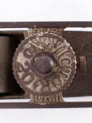 A Stanley Victor No.20 compass/circular plane: silver finish frame.