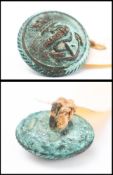 A Victorian Royal Navy Button: recorded as being rescued by divers from the HMS Eurydice (Capt