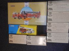 Corgi Classics,: Set No 32001 Cheshire Fire Brigade Simon Snorkel,