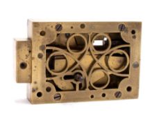 A Chatwood's patent 'Invincible Silver Safe lock';