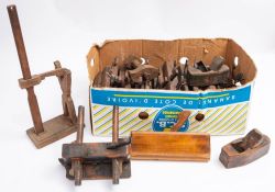 A collection of beech planes: comprising a plough plane by Smith, Croydon,