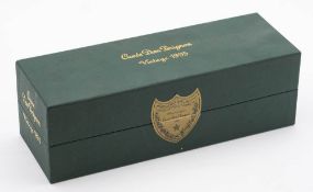 A bottle of Don Perignon 1995, unopened.