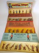 Timpo Toys, Set No 219 Hopalong Cassidy Western Series: includes seven standing cowboys,