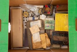 Watchmaking and repairing parts: including a large selection of pocket watch winding stems and