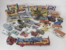 Corgi, Impy and others; a collection of assorted diecast vehicles, aircraft and sports cars boxed,