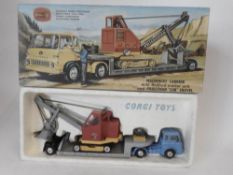 Corgi Gift Set No 27 Machinery Carrier with Bedford Tractor Unit and Priestman 