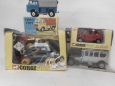 Corgi No 805 811 James Bond 007 Moon Buggy No 470 Forward Control Jeep FC-150,