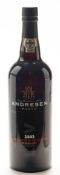 A bottle of Andersen Porto Late Bottle Vintage, 2003.