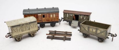 A Carette 1 gauge GNR Guard/Luggage van '13311': 6 wheel Clemenson style,