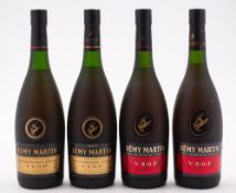 Four bottles of Remy Martin VSOP Cognac: (4)