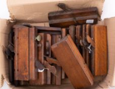 An adjustable moulding plane by Atkins & Son, Late W Moss,