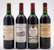 Ch. Roudier 1993, Ch. La Coui de Bay 1994, Ch. Siaurac 1994 and Ch.
