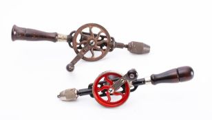 A Millers Falls (USA) No. 5 wheel brace,: together with a Millers Falls No.