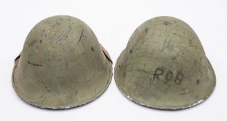 Two post war MK 3 'Turtle' pattern steel helmets: (2)