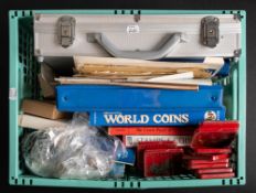 A 1983 proof set, together with a quantity of mixed coins and medallions,