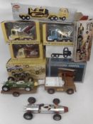 Triang, Hi-Way Series, Racing car Trailer Set, Nuremburg Racing Car, three lorries,