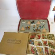 Miniature Scale Models, Set No 39 'Indian encampment': with mounted and foot figures, teepee's,