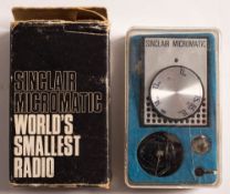 A Sinclair 'Micromatic' World's Smallest Radio,