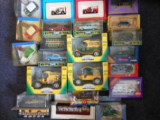 Corgi Classic Models, Ertl and others, a collection of assorted diecasts;- including delivery vans,