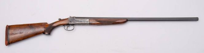 A Spanish AYA single barred 12 bore hammer shotgun: No.