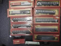 Triang Hornby, a collection of assorted passenger coaches: various liveries,