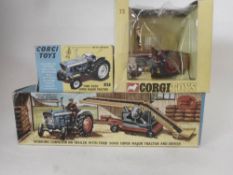 Corgi No 67, Ford 5000 Super Major Tractor-with driver,