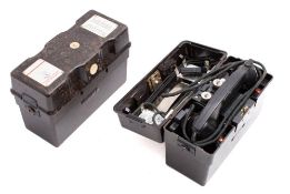 Two German Bakelite cased Standard Electric handsets (2)