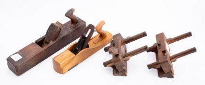 A beech plough plane by Stother, F.