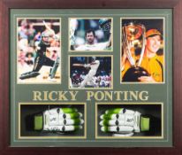 Ricky Ponting (b1974-) Australian Cricketer.