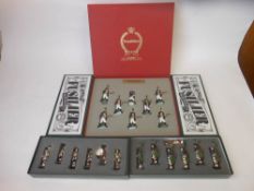 Fusilier Miniatures, RAF Pipes and Drums Band, thirteen figures contained in two boxes,