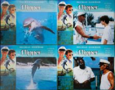 A group of four lobby cards for 'Eraser'- Arnold Schwarzenegger (1996),