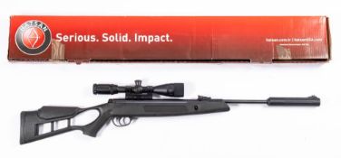A Hatsan .22 calibre air rifle: serial number 1015 08079.