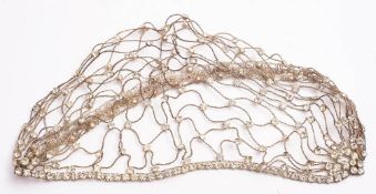 An Art Deco period head piece, circa 1920s,