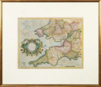 MERCATOR, Gerald - Cornubia, Devonia, Somersetus, Dorcesteria ...