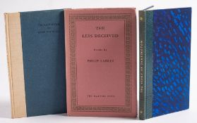MACNEICE, Louis - The Last Ditch : Org. buckram backed blue paper covered boards. 8vo.