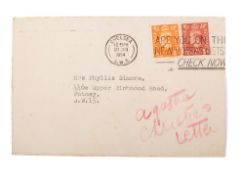 CHRISTIE, Agatha : ( 1890--1976) the greatest crime fiction novelist of all time,